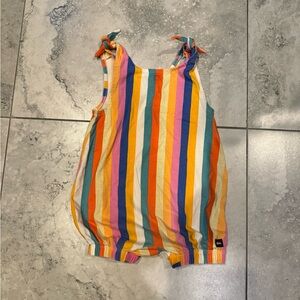 Tea Collection Colorful Striped Romper